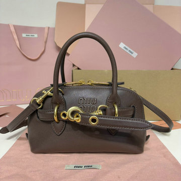 ミュウミュウ MIUMIU 057-MM5BP090NM　2025年最新入荷 アバンチュール ミニ トートバッグ ハンドバッグ 2way ショルダーバッグ レディース
