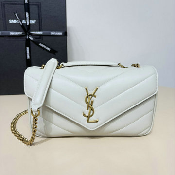 イヴサンローラン Saint laurent YSL 057-YSL801437BS　2025年最新入荷 LOULOU スモール ショルダーバッグ エンベロープバッグ レディース
