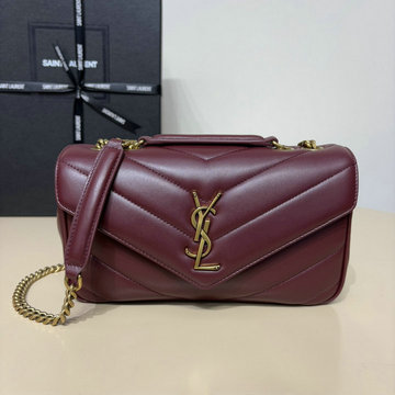イヴサンローラン Saint laurent YSL 057-YSL801437JH　2025年最新入荷 LOULOU スモール ショルダーバッグ エンベロープバッグ レディース