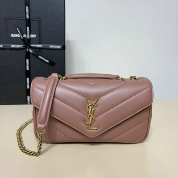 イヴサンローラン Saint laurent YSL 057-YSL801437LF　2025年最新入荷 LOULOU スモール ショルダーバッグ エンベロープバッグ レディース