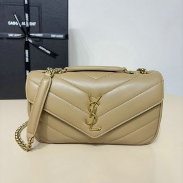 イヴサンローラン Saint laurent YSL 057-YSL801437XS　2025年最新入荷 LOULOU スモール ショルダーバッグ エンベロープバッグ レディース