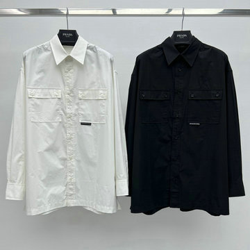 商品名称：アレキサンダー ワン Alexander Wang XG-CCAW25001　2025年春夏最新入荷 オーバーサイズ ユニセックスシャツ 長袖 ストリートスタイル