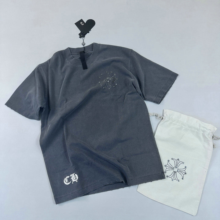 商品名称：クロムハーツ Chrome Hearts XG-TDCM25003　2025年春夏最新入荷 オーバーサイズ ユニセックス Tシャツ 半袖 カジュアル おしゃれ
