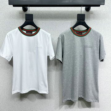商品名称：グッチ GUCCI XG-TDGG25001　2025年春夏最新入荷 ウェブ ストライプ ジャージー Tシャツ 半袖 クルーネック レディース カジュアル おしゃれ