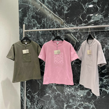 商品名称：ロエベ LOEWE XG-TDLE25003　2025年春夏最新入荷 コットンジャージー Tシャツ 半袖 クルーネック カジュアル おしゃれ