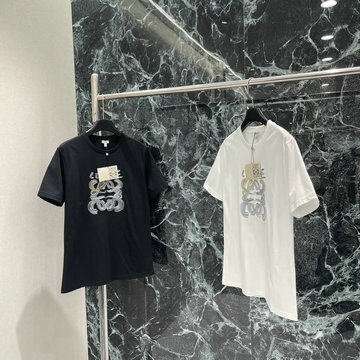 商品名称：ロエベ LOEWE XG-TDLE25004　2025年春夏最新入荷 コットンジャージー Tシャツ 半袖 クルーネック カジュアル おしゃれ