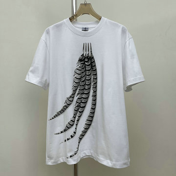 ロエベ LOEWE XG-TDLE25005　2025年春夏最新入荷 コットンジャージー Tシャツ 半袖 クルーネック カジュアル おしゃれ