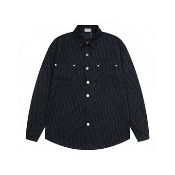 商品名称：クリスチャンディオール CHRISTIAN DIOR JS-CCCD25002　2025年春夏最新入荷 ジャカード ロングスリーブ シャツ ユニセックス ジャケット おしゃれ