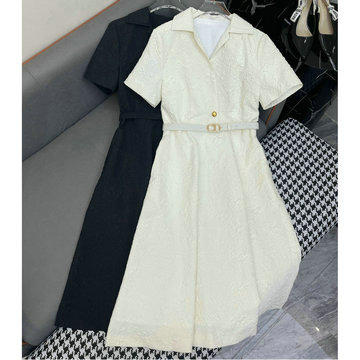 商品細詳を見る:クリスチャンディオール CHRISTIAN DIOR JS-KQCD25001　2025年春夏最新入荷 ベルト付き シャツドレス ワンピース レディース カジュアル おしゃれ