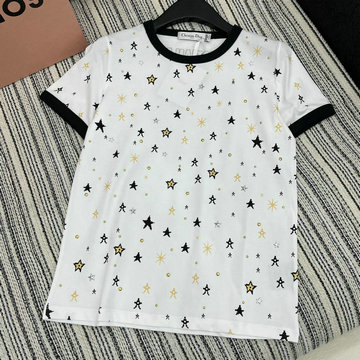 クリスチャンディオール CHRISTIAN DIOR JS-TDCD25004　2025年春夏最新入荷 コットンジャージー Tシャツ 半袖 クルーネック カジュアル おしゃれ
