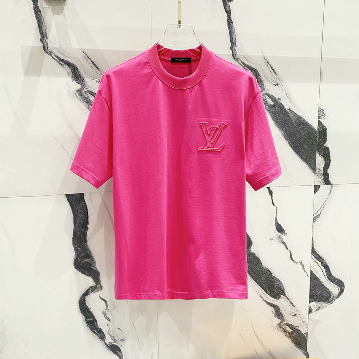 ルイヴィトン LOUISVUITTON JS-TDLV25006　2025年春夏最新入荷 コットンジャージー Tシャツ 半袖 クルーネック レディース カジュアル おしゃれ