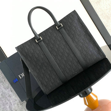 クリスチャンディオール CHRISTIAN DIOR GH-CD1232BQK　2025年最新入荷 イーストウェスト トートバッグ ブリーフケース メンズ オブリーク ジャカード
