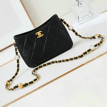 シャネル CHANEL CC-CH4948BK 2025年最新入荷 スモール チェーンポーチ ショルダーバッグ レディース