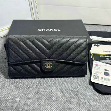シャネル CHANEL CC-CH80758DVQJK 2025年最新入荷 二つ折り長財布 ロングウォレット