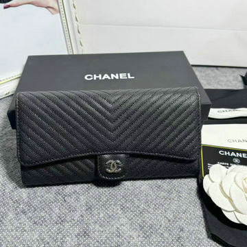 シャネル CHANEL CC-CH80758XVQYK  2025年最新入荷 二つ折り長財布 ロングウォレット ラムスキン
