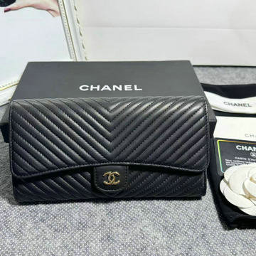 シャネル CHANELCC-CH80758XVYJK  2025年最新入荷 二つ折り長財布 ロングウォレット ラムスキン