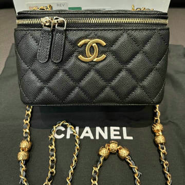 商品名称：シャネル CHANEL 2025年春夏 プレコレクション ロング ヴァニティーケース チェーンポーチ ショルダーバッグ