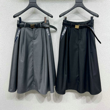 クリスチャンディオール CHRISTIAN DIOR JS-KQCD25005　2025年春夏最新入荷 ミス スーツミディスカート ベルト付き レディース おしゃれ カジュアル