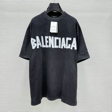 バレンシアガ BALENCIAGA JS-TDBA25008　2025年春夏最新入荷 オーバーサイズ ユニセックス Tシャツ 半袖 ストリートスタイル カジュアル おしゃれ