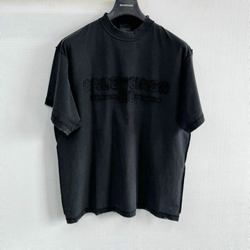 バレンシアガ BALENCIAGA JS-TDBA25009　2025年春夏最新入荷 オーバーサイズ ユニセックス Tシャツ 半袖 ストリートスタイル カジュアル おしゃれ