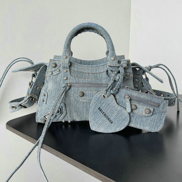 バレンシアガ BALENCIAGA 99-BA8230XBNL  2025年最新入荷 Neo cagole スモール トートバッグ ハンドバッグ 2way ショルダーバッグ レディース