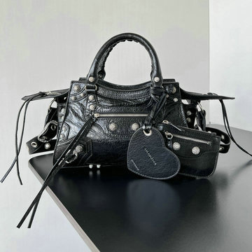 バレンシアガ BALENCIAGA 99-BA8230XPZK 2025年最新入荷 Neo cagole スモール トートバッグ ハンドバッグ 2way ショルダーバッグ レディース