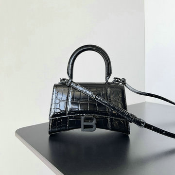 バレンシアガ BALENCIAGA  99-BA70552EKK 2025年最新入荷 hourglass XS トートバッグ ハンドバッグ 2way ショルダーバッグ レディース