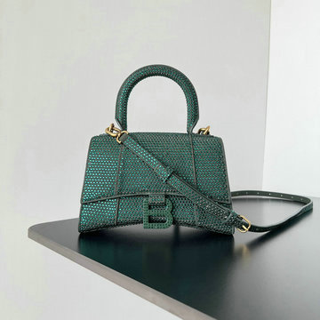 バレンシアガ BALENCIAGA  99-BA70552ZGL 2025年最新入荷 hourglass XS トートバッグ ハンドバッグ 2way ショルダーバッグ レディース