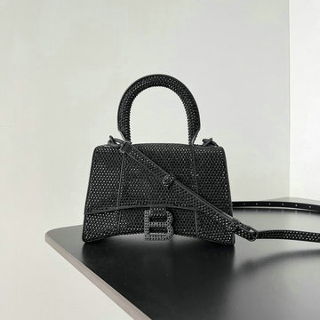 バレンシアガ BALENCIAGA 99-BA70552ZKK  2025年最新入荷 hourglass XS トートバッグ ハンドバッグ 2way ショルダーバッグ レディース