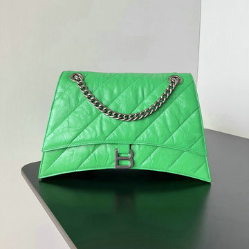 バレンシアガ BALENCIAGA 99-BA92885PGL 2025年最新入荷 crush チェーンポーチ ショルダーバッグ レディース