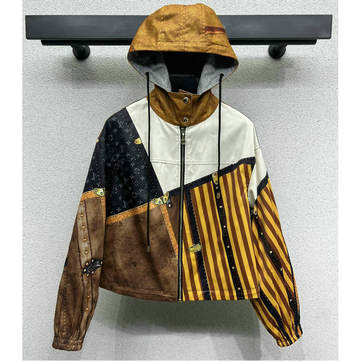 ルイヴィトン LOUISVUITTON JS-WTLV25002　2025年最新入荷 プリント フーディージャケット ロングスリーブ カジュアル おしゃれ レディース