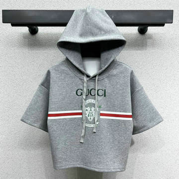 グッチ GUCCI JS-WYGG25001　2025年最新入荷 スウェットシャツ ショートスリーブ パーカー おしゃれ カジュアル レディース
