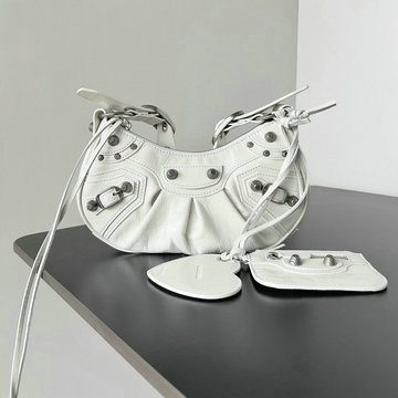 商品名称：バレンシアガ BALENCIAGA 99-BA671309XEBS 2025年最新入荷 ウィメンズ Le Cagole XS ホーボーバッグ 2way ショルダーバッグ レディース