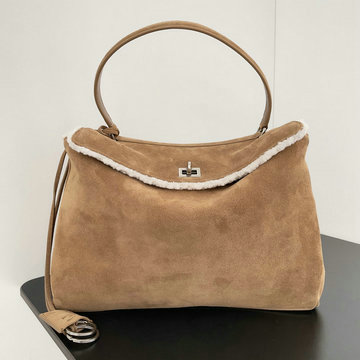 バレンシアガ BALENCIAGA 99-BA789772RYX  2025年最新入荷 ウィメンズ Rodeo ミディアム ハンドバッグ 2way ショルダーバッグ