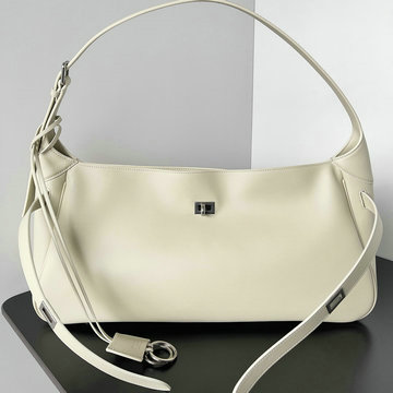 バレンシアガ BALENCIAGA 99-BA805760JB 2025年最新入荷 ウィメンズ Bel Air ミディアム ホーボーバッグ トートバッグ ハンドバッグ