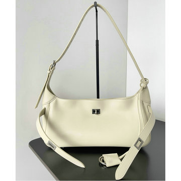 バレンシアガ BALENCIAGA BA810680JB 2025年最新入荷 ウィメンズ Bel Air ミディアム ホーボーバッグ トートバッグ ハンドバッグ