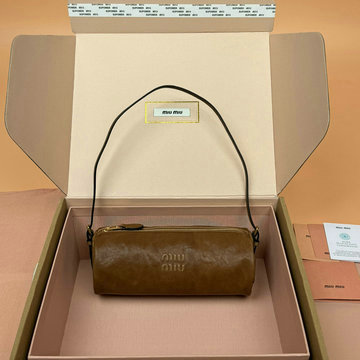 ミュウミュウ MIUMIU 99-MM5BG851ZS 2024年最新入荷 トップハンドルバッグ トートバッグ ハンドバッグ ホーボーバッグ レディース