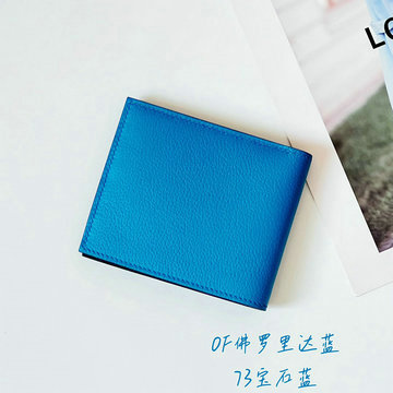エルメス HERMES 99-HE07830EVP  2024年最新入荷 シチズン ツイル コンパクト 二つ折り短財布 札入れ カードポケット付き エバーカラー