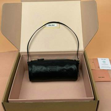 ミュウミュウ MIUMIU 99-MM5BG851BK 2024年最新入荷 トップハンドルバッグ トートバッグ ハンドバッグ ホーボーバッグ レディース