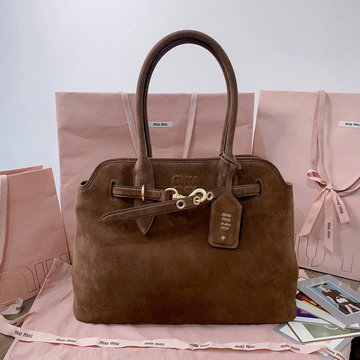 ミュウミュウ MIUMIU 99-MM5BG291RSK 2024年最新入荷 アバンチュール トップハンドルバッグ トートバッグ ハンドバッグ 2way ショルダーバッグ レディース