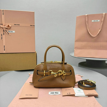 ミュウミュウ MIUMIU 99-MM5583ZS　2024年最新入荷 アバンチュール トップハンドルバッグ トートバッグ ハンドバッグ 2way ショルダーバッグ レディース
