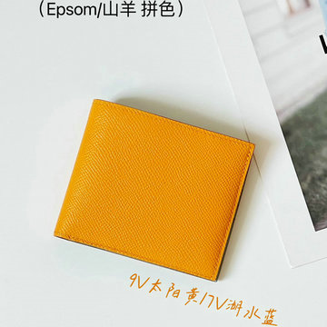 エルメス HERMES 99-HE07830SSP 2024年最新入荷 シチズン ツイル コンパクト 二つ折り短財布 札入れ カードポケット付き エプソン