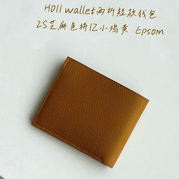 エルメス HERMES 99-HE07830SWP 2024年最新入荷 シチズン ツイル コンパクト 二つ折り短財布 札入れ カードポケット付き エプソン