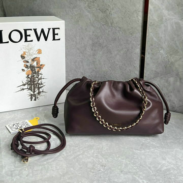 ロエベ LOEWE 99-LE9057PJH 2024最新入荷 フラメンコパースバッグ ドーナツチェーン ホーボーバッグ ショルダーバッグ 手持ちかばん