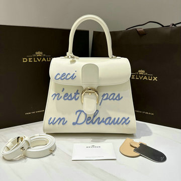 デルヴォー Delvaux JS-DE0588ZBL　2024年最新入荷 Le Brillant ミディアム トップハンドルバッグ トートバッグ ショルダーバッグ レディース