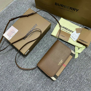 バーバリー BURBERRY 99-BR144145PKF 2025年最新入荷 チェック チェーンウォレット ショルダーバッグ レディース