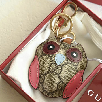 グッチ GUCCI 99-GG821813 2025年最新入荷 オウル ふくろう シェイプ バッグ チャーム キーホルダー キーケース