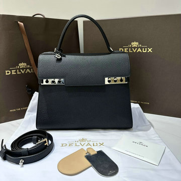 商品名称：デルヴォー Delvaux JS-DE0611NQYBK　2024年最新入荷 tempete MM トップハンドルバッグ トートバッグ 2way ショルダーバッグ レディース
