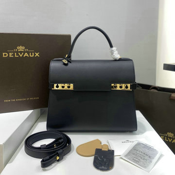 デルヴォー Delvaux JS-DE0611SQJBK　2024年最新入荷 tempete MM トップハンドルバッグ トートバッグ 2way ショルダーバッグ レディース