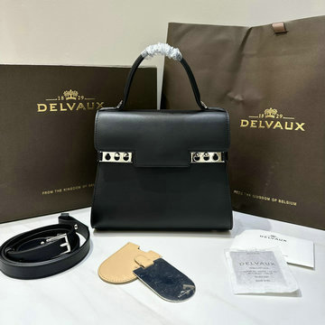 デルヴォー Delvaux JS-DE0612SQYBK　2024年最新入荷 tempete PM トップハンドルバッグ トートバッグ 2way ショルダーバッグ レディース
